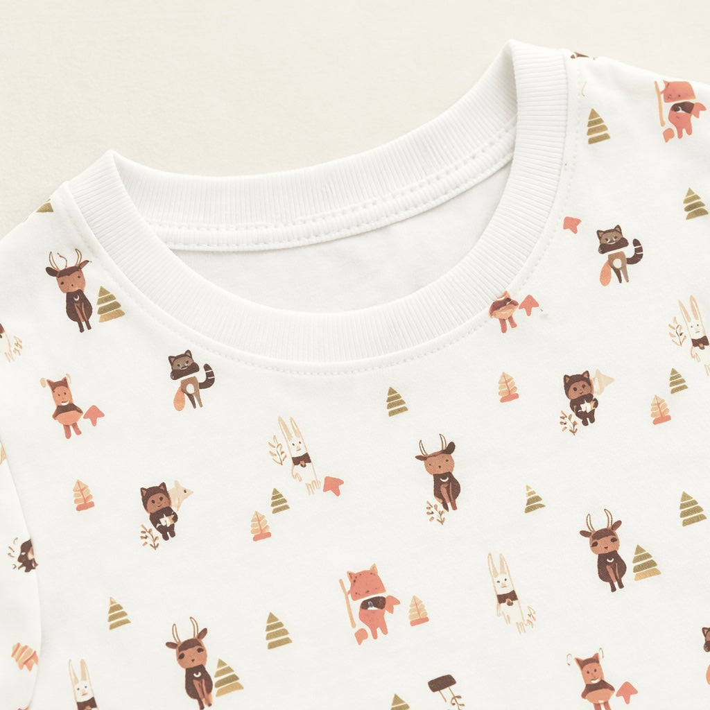 Pijama bosques de algodón Pima