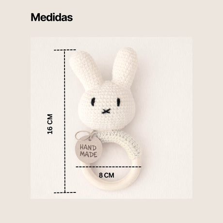Sonajero mordedor conejito