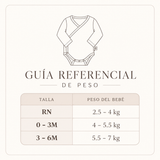 Guía de tallas body Rikury