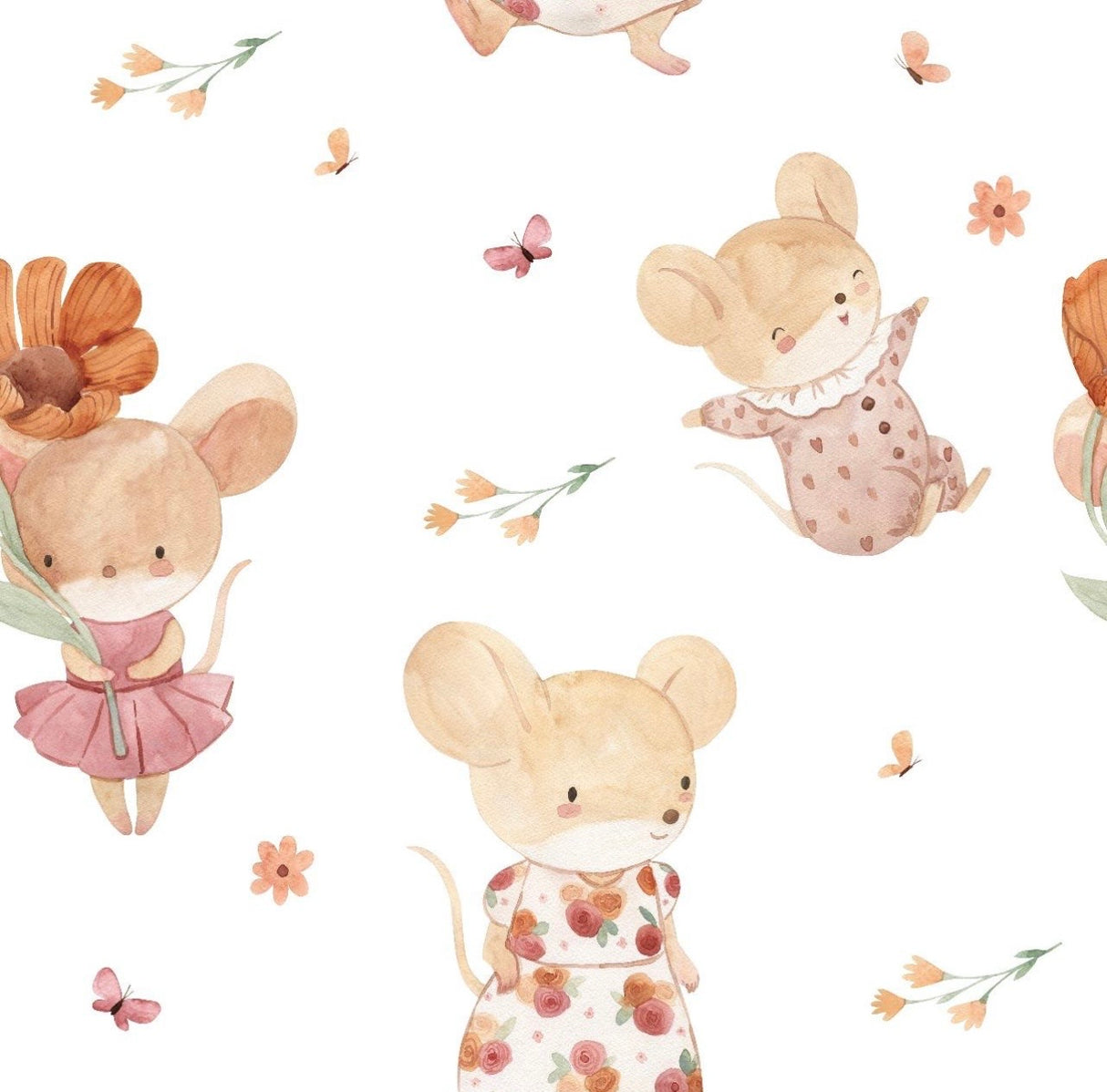 Diadema lazo de algodón Pima con diseño