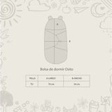 Saco envolvente Osito verde