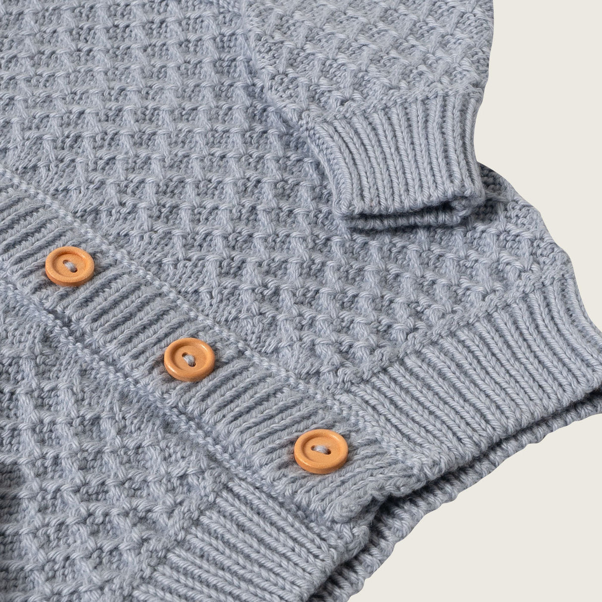 PACK23MOI24 Pack tejido 3 piezas celeste S/. 199 Chompa cardigan Baby Boy Rikury Rikury