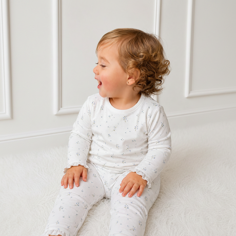 Pijama niña Floral de algodón Pima