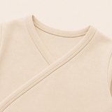 Pack 3 Bodies de algodón | Avena, Ivory, Ivory collareta celeste