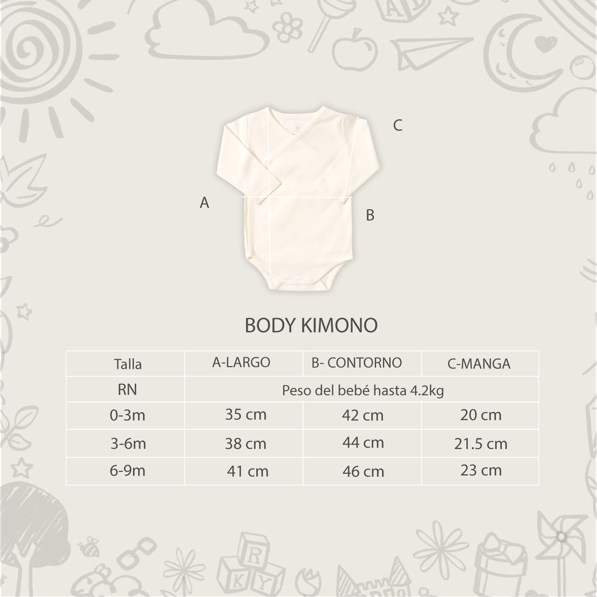 Body Kimono Crema
