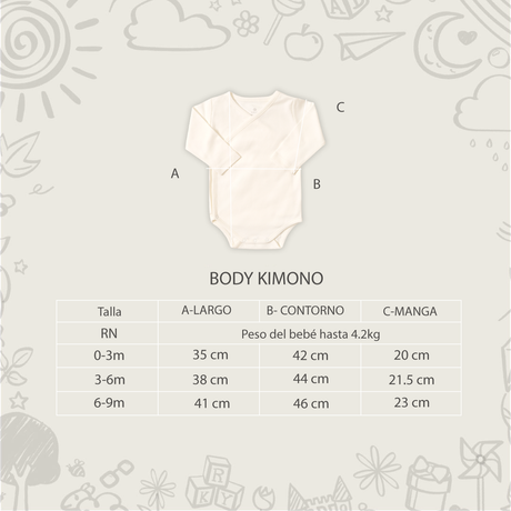 Body Kimono Crema