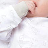 Pijama Bebé Llamita Gris | Algodón Pima Premium