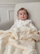 Manta Tejida Ivory con peluche interior