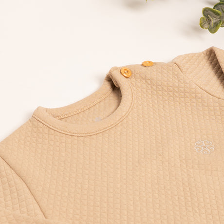 Pijama Jacquard beige