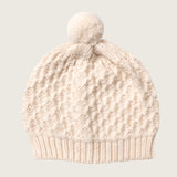 Gorro tejido ivory
