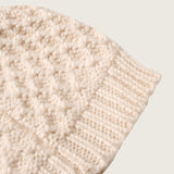 Gorro tejido ivory