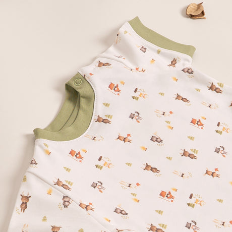 Conjunto Animalitos del bosque Algodón Pima