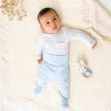 Set Body Nubes & Estrellas + Pantalón pretina ancha