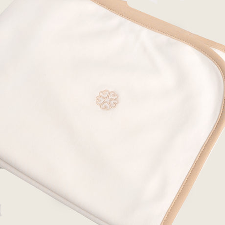 Manta algodón Pima orgánico collareta Beige