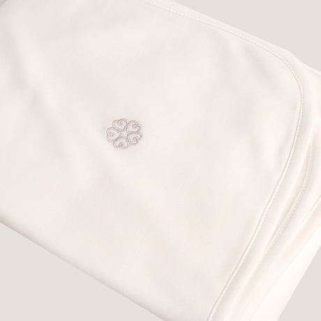 Manta de algodón Pima Orgánico doble forro ecowhite
