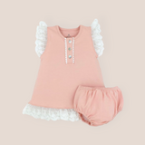 Vestido ángel rosa