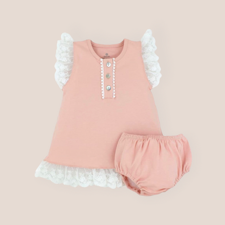 Vestido ángel rosa