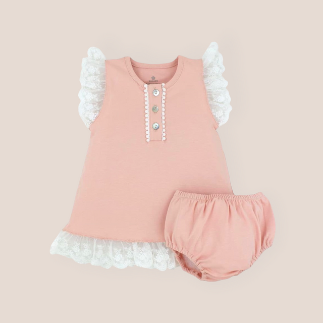 Vestido ángel rosa