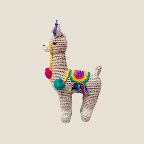Llamita de apego beige