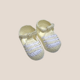 Zapatito tejido amarillo