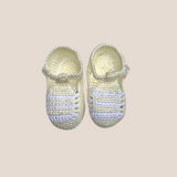 Zapatito tejido amarillo