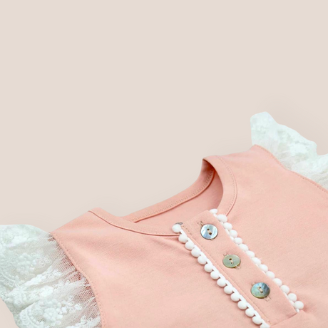 Vestido ángel rosa