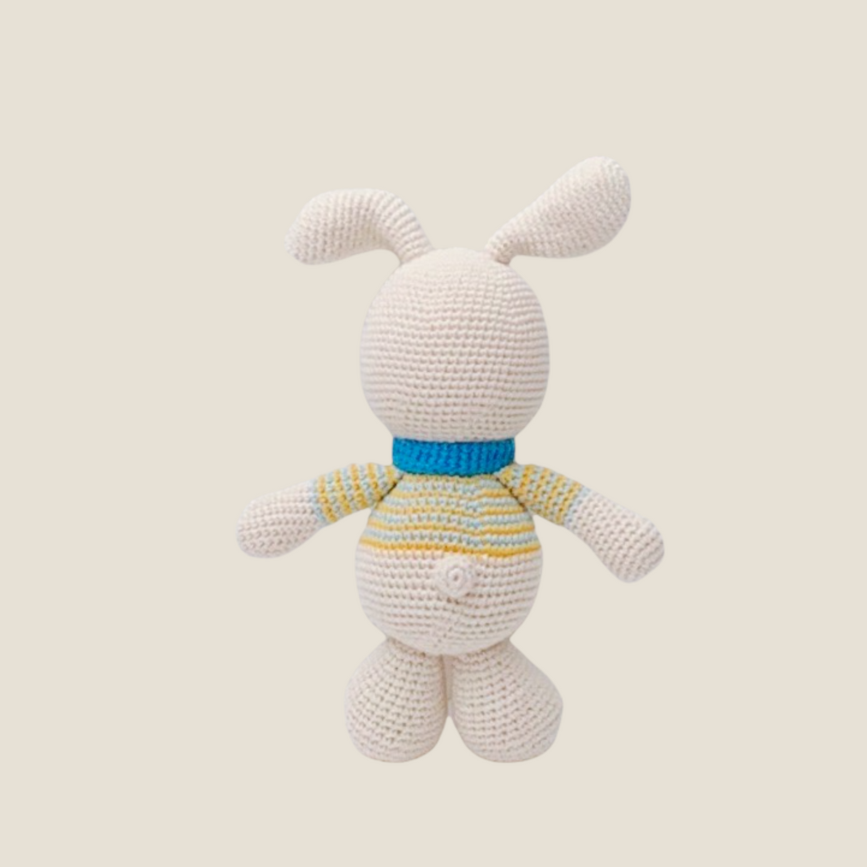 Conejito de apego azul